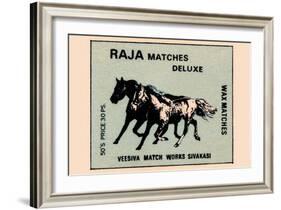 Raja Matches Deluxe-null-Framed Art Print