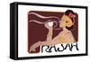 Rajah Coffee-Henri Meunier-Framed Stretched Canvas