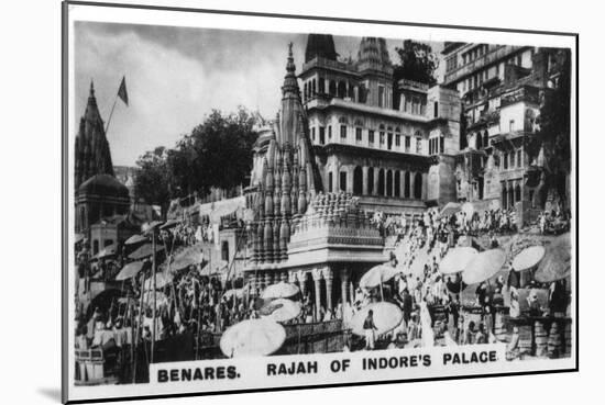 Rajah of Indore's Palace, Benares, India, C1925-null-Mounted Giclee Print