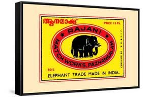 Rajani Elephant Trade-null-Framed Stretched Canvas