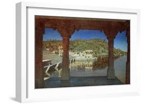 Rajasthan. At the Lake in Udaipur-Vasili Vasilyevich Vereshchagin-Framed Giclee Print