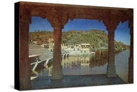 Rajasthan. At the Lake in Udaipur-Vasili Vasilyevich Vereshchagin-Stretched Canvas