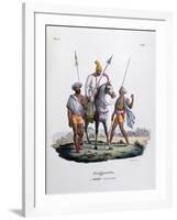 Rajputs, 1828-Marlet et Cie-Framed Giclee Print