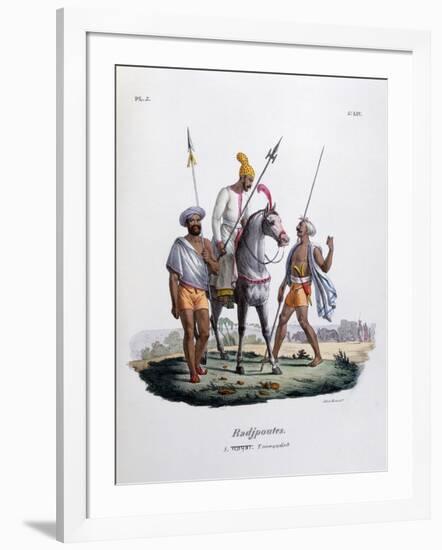 Rajputs, 1828-Marlet et Cie-Framed Giclee Print