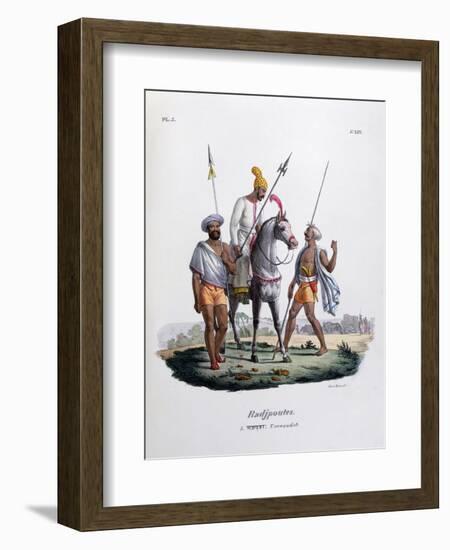Rajputs, 1828-Marlet et Cie-Framed Giclee Print