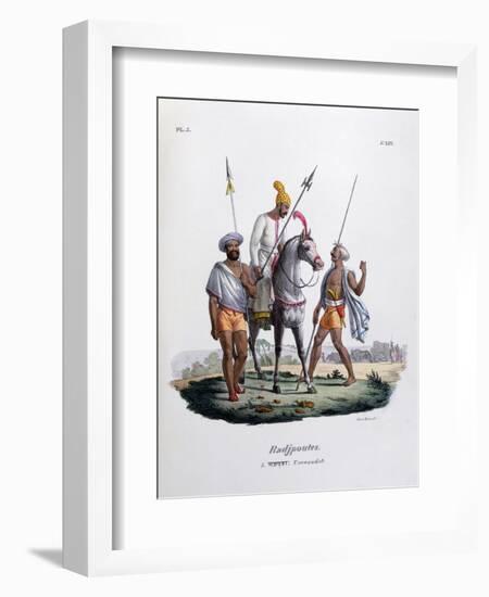 Rajputs, 1828-Marlet et Cie-Framed Giclee Print