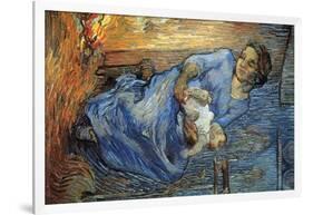 Rake-Vincent van Gogh-Framed Art Print