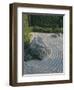 Raked Stone Garden, Taizo-In Temple, Kyoto, Honshu, Japan-Michael Jenner-Framed Photographic Print