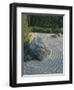 Raked Stone Garden, Taizo-In Temple, Kyoto, Honshu, Japan-Michael Jenner-Framed Photographic Print