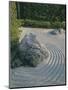 Raked Stone Garden, Taizo-In Temple, Kyoto, Honshu, Japan-Michael Jenner-Mounted Photographic Print