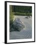 Raked Stone Garden, Taizo-In Temple, Kyoto, Honshu, Japan-Michael Jenner-Framed Photographic Print