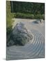 Raked Stone Garden, Taizo-In Temple, Kyoto, Honshu, Japan-Michael Jenner-Mounted Photographic Print