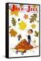 Raking Leaves - Jack and Jill, November 1957-RVS-Framed Stretched Canvas