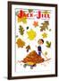 Raking Leaves - Jack and Jill, November 1957-RVS-Framed Giclee Print