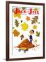 Raking Leaves - Jack and Jill, November 1957-RVS-Framed Giclee Print