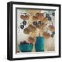 Raku Bowl and Vase-Margaret Hughlock-Framed Art Print