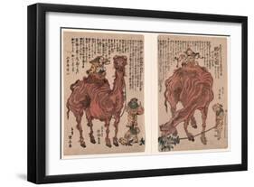 Rakuda No Zu-Utagawa Kuniyasu-Framed Giclee Print