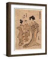 Rakugan Matsubaya Somenosuke-Isoda Koryusai-Framed Giclee Print