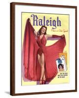 Raleigh, Glamour Cigarettes Smoking, USA, 1930-null-Framed Giclee Print