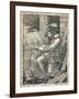 Raleigh in the Tower, 1902-Patten Wilson-Framed Giclee Print