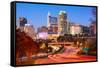 Raleigh, North Carolina, USA Downtown City Skyline.-SeanPavonePhoto-Framed Stretched Canvas