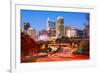 Raleigh, North Carolina, USA Downtown City Skyline.-SeanPavonePhoto-Framed Photographic Print