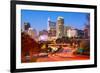Raleigh, North Carolina, USA Downtown City Skyline.-SeanPavonePhoto-Framed Photographic Print