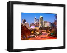 Raleigh, North Carolina, USA Downtown City Skyline.-SeanPavonePhoto-Framed Photographic Print