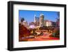 Raleigh, North Carolina, USA Downtown City Skyline.-SeanPavonePhoto-Framed Photographic Print