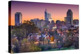 Raleigh, North Carolina, USA Skyline.-SeanPavonePhoto-Stretched Canvas