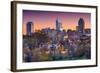 Raleigh, North Carolina, USA Skyline.-SeanPavonePhoto-Framed Photographic Print