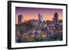 Raleigh, North Carolina, USA Skyline.-SeanPavonePhoto-Framed Photographic Print