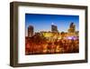 Raleigh, North Carolina, USA Skyline.-SeanPavonePhoto-Framed Photographic Print