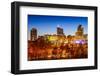 Raleigh, North Carolina, USA Skyline.-SeanPavonePhoto-Framed Photographic Print