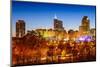 Raleigh, North Carolina, USA Skyline.-SeanPavonePhoto-Mounted Photographic Print