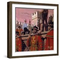 Raleigh Was Beheaded in 1618-Alberto Salinas-Framed Giclee Print