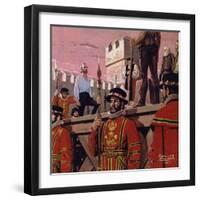 Raleigh Was Beheaded in 1618-Alberto Salinas-Framed Giclee Print