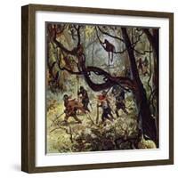 Raleigh Went in Search of El Dorado, His Journey Taking Him Up the River Orinoco-Alberto Salinas-Framed Giclee Print