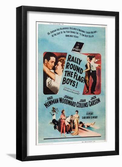 Rally 'Round the Flag, Boy!-null-Framed Art Print