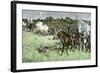 Rallying Confederate Troops under Bee, First Battle of Bull Run Battle, c.1861-null-Framed Giclee Print