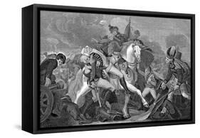 Ralph Abercromby (1734-180), Scottish General, at the Battle of Aboukir Bay, Egypt, 1801-null-Framed Stretched Canvas