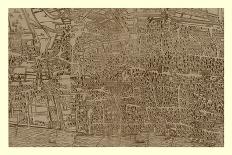 'Civitas Londinum', Map of London, 1560-Ralph Agas-Laminated Giclee Print
