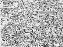 'Civitas Londinum', Map of London, 1560-Ralph Agas-Framed Giclee Print