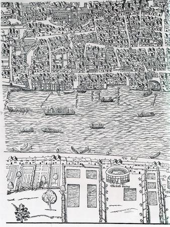 ''Civitas Londinum', Map of London, 1560' Giclee Print - Ralph Agas ...