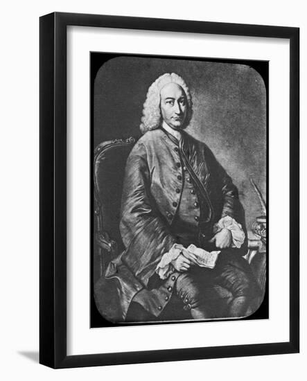 Ralph Allen, 18th Century British Entrepreneur and Philanthropist, 19th or Early 20th Century-Thomas Hudson-Framed Giclee Print