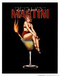 Red Hot Martini-Ralph Burch-Art Print