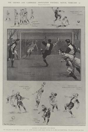 The Oxford and Cambridge Association Football Match, 22 February