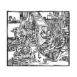 Coiners at Work, 1577-Ralph Holinshead-Giclee Print