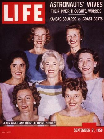 Portrait of Wives of Projest Mercury Astronauts, September 21, 1959