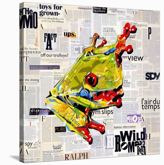 Ralph the Frog-James Grey-Stretched Canvas